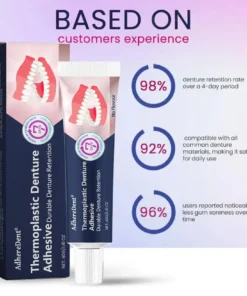 AdhereDent® Thermoplastic Denture Adhesive