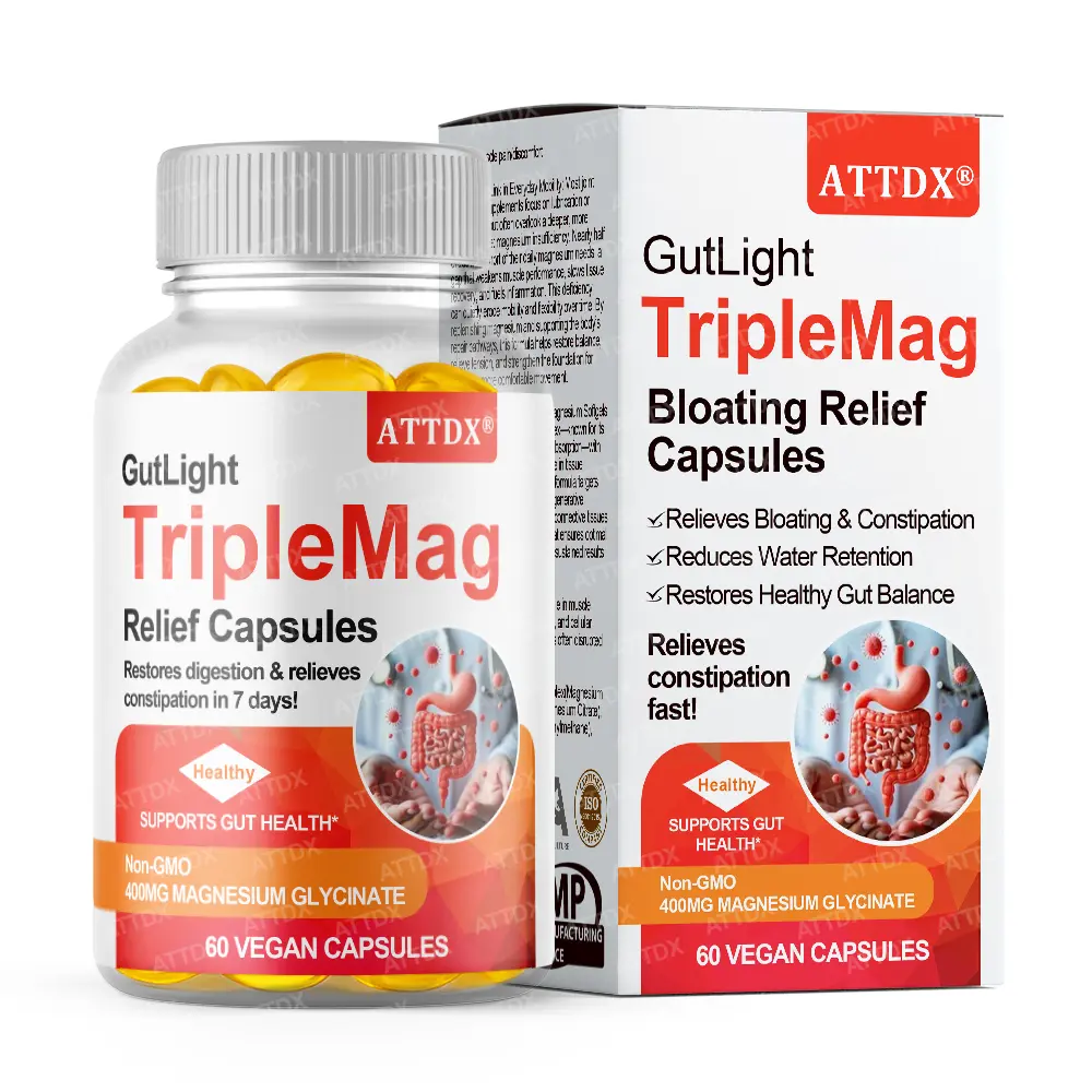 GutLight TripleMag Bloating Relief Capsules