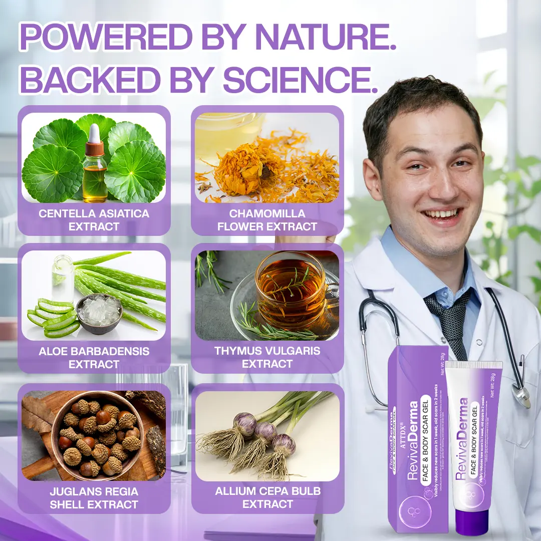 RevivaDerma Face & Body Scar Gel - Image 12