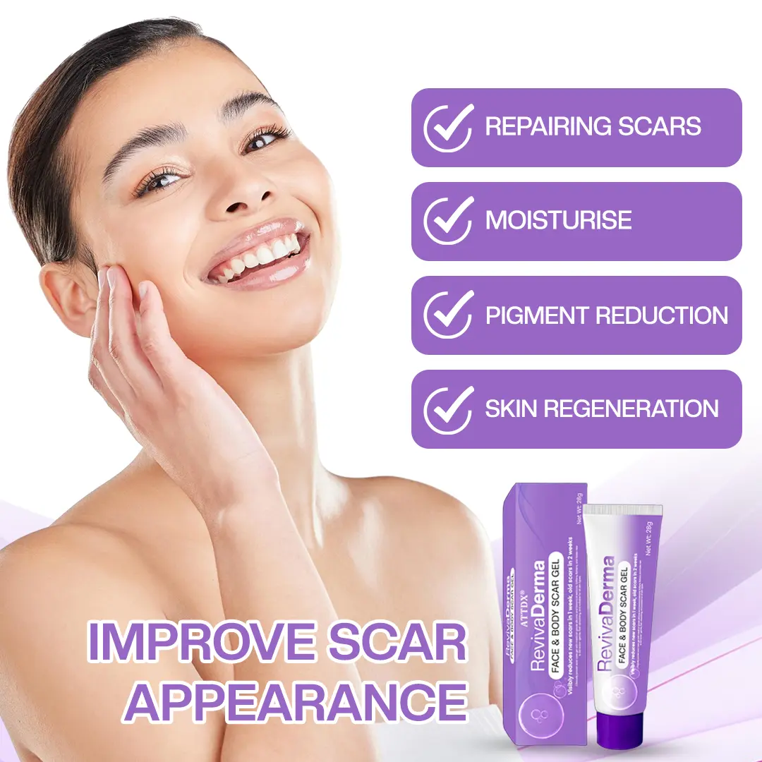 RevivaDerma Face & Body Scar Gel - Image 5