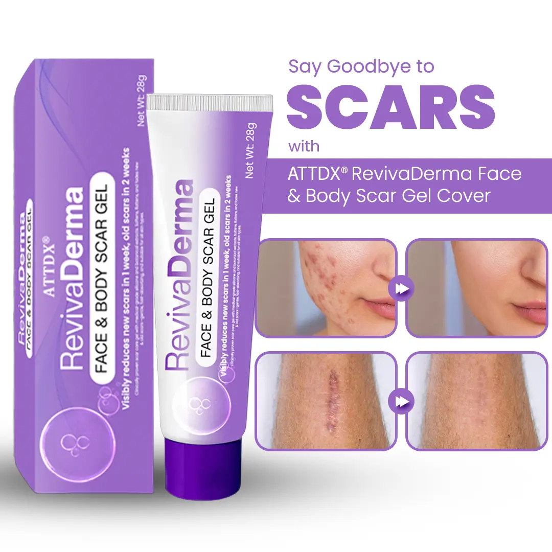 RevivaDerma Face & Body Scar Gel - Image 7