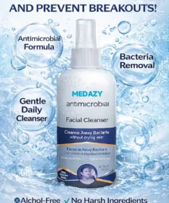 Antimicrobial Facial Cleanser Say Goodbye to Breakouts and Hello to Clear Skin