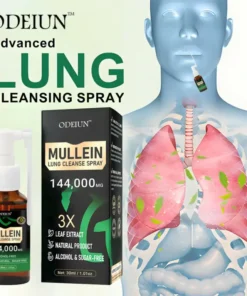 3X Mullein Lung Spray Flush Out Tar Phlegm for Smokers COPD