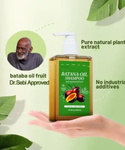 Batana Oil Rosemary Shampoo Nourishes, Reduces Hair Loss Boosts Hair Growth for Men and Women