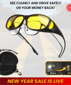 NEGUSY-Fit Over Night Driving Glasses with GlareCut Technology