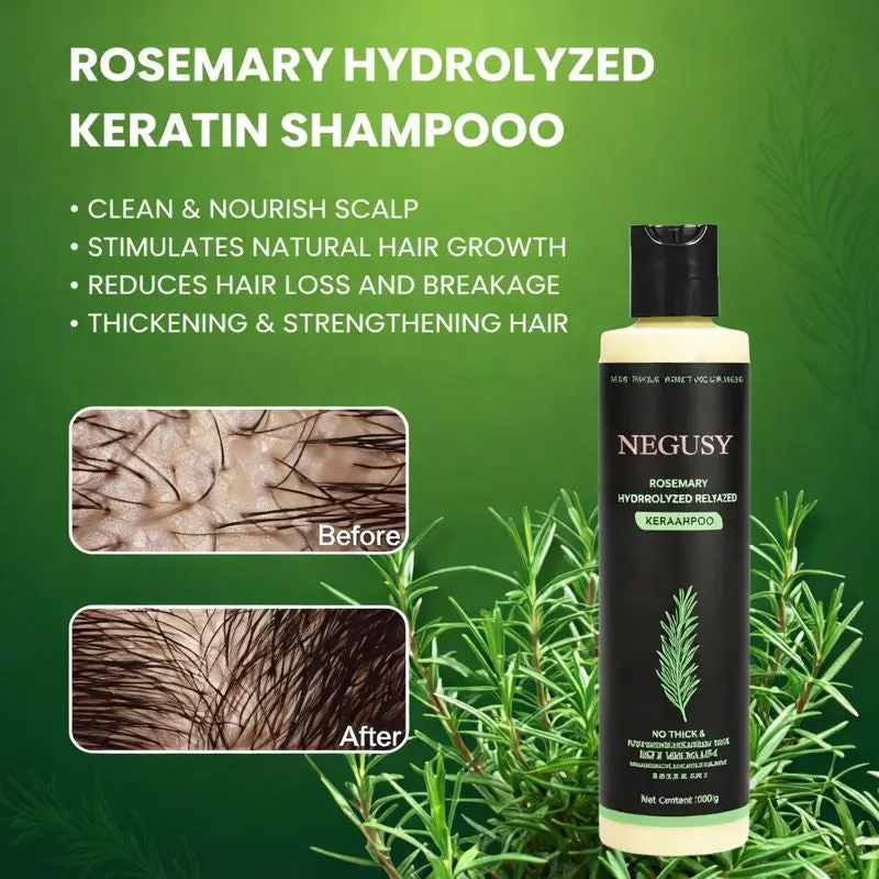 NEGUSY Rosemary Keratin Repair Shampoo for Thicker, Stronger Hair Reduce Breakage Save Up to 40 Today - Image 2