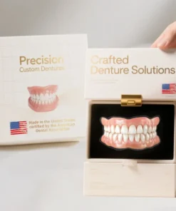 Dentures--Smile Confidently Again in Just 3 Minutes No Dentist Needed