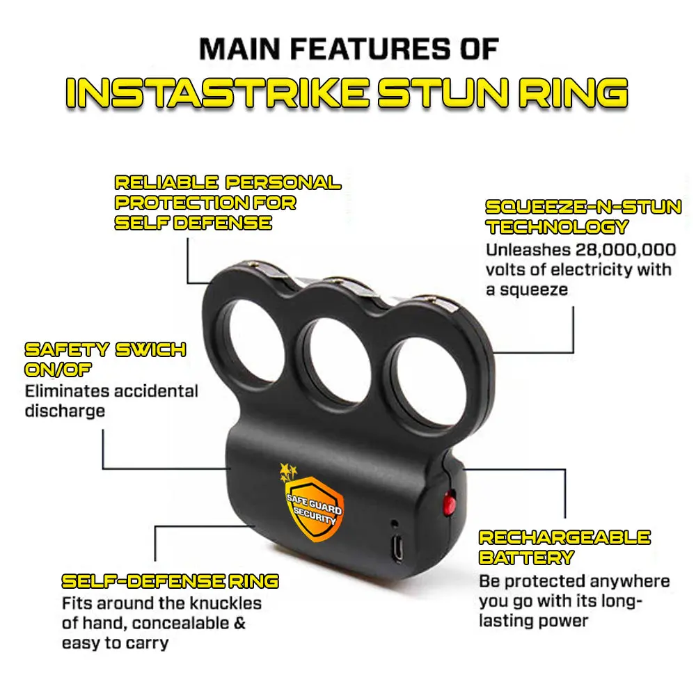 INSTASTRIKE Extreme 28,000,000 Suptruck Knuckle Stun Ring - Image 2