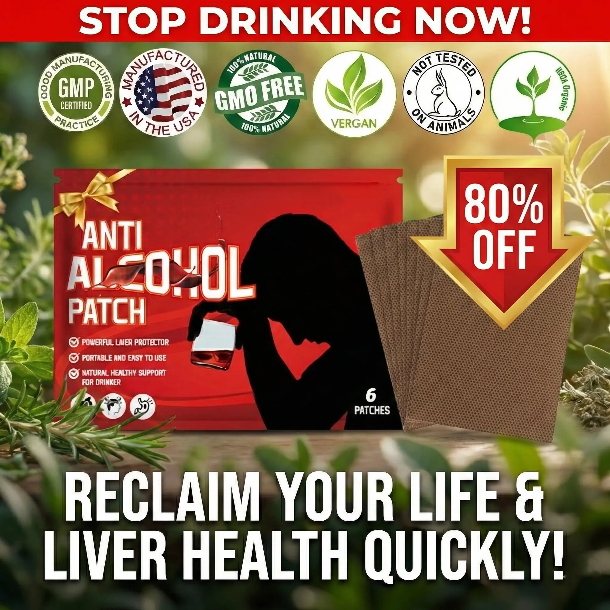 Patches | Beat your alcohol cravings in just 7 days, hassle-free