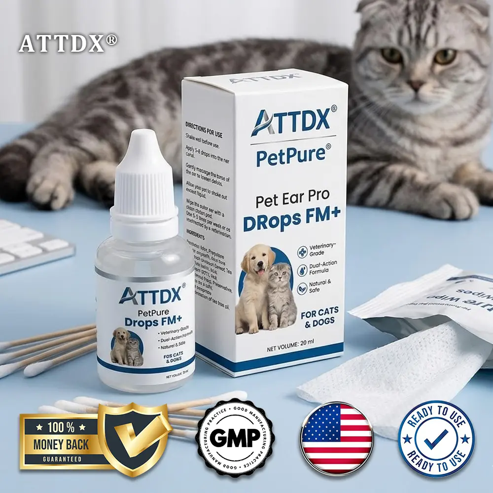 PetPure Pet Ear Pro Drops FM+