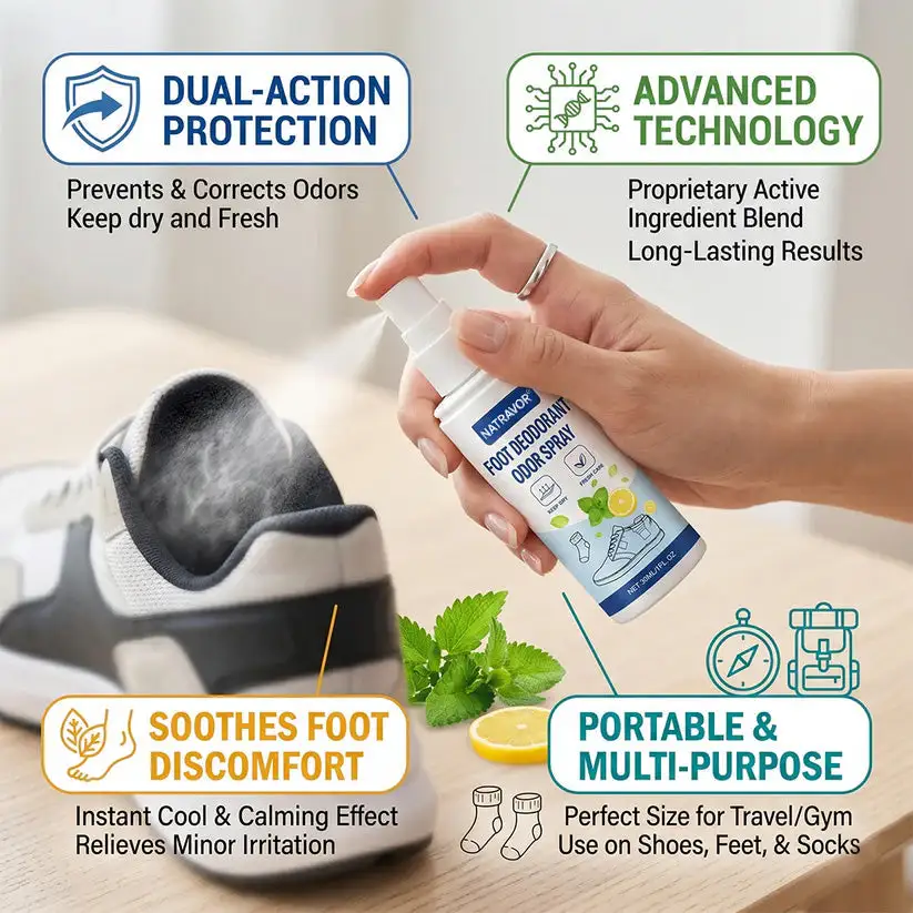 Foot Deodorant Odor Spray - Image 8