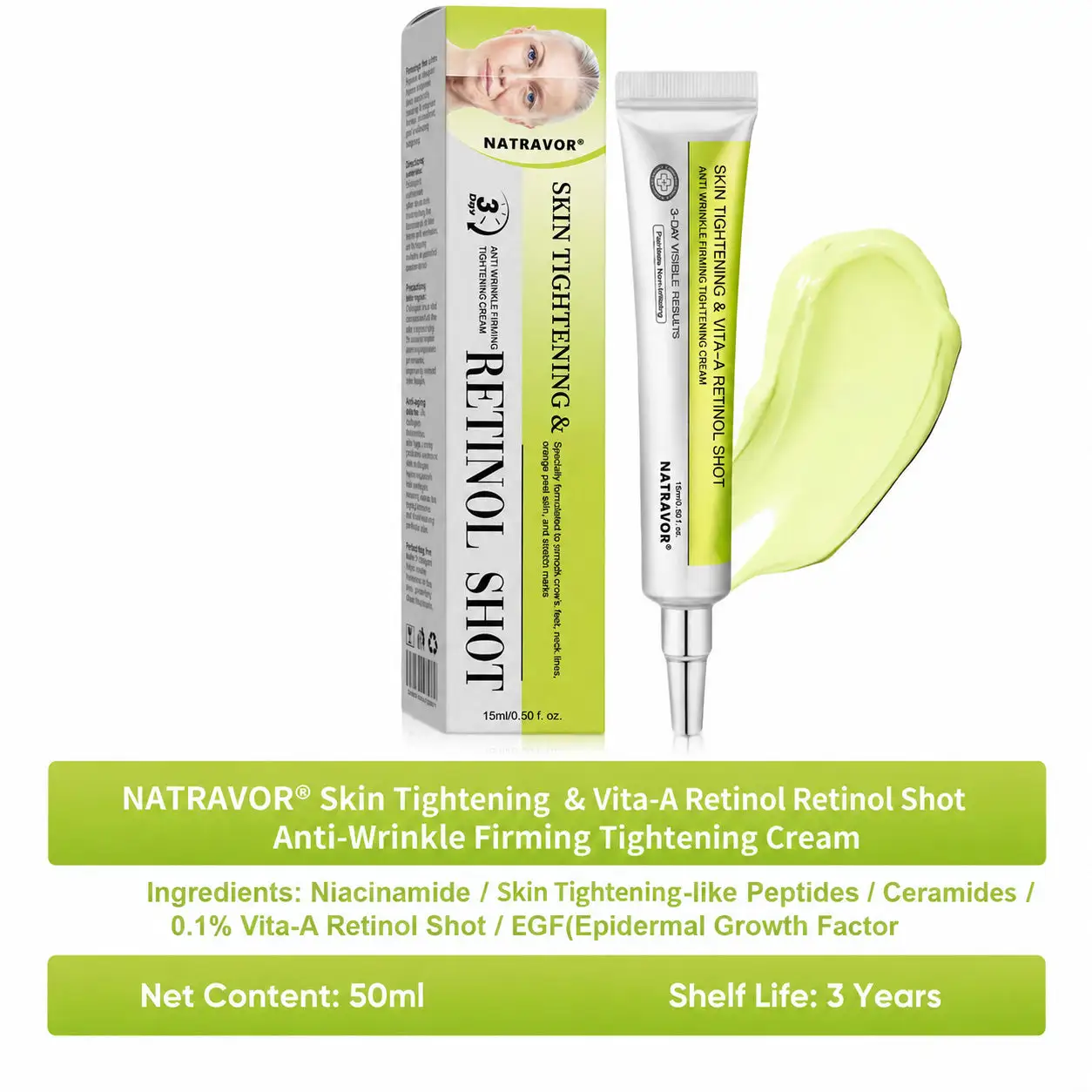 Skin Tightening & Vita-A Retinol Retinol shot Anti-Wrinkle Firming Tightening cream - Image 10