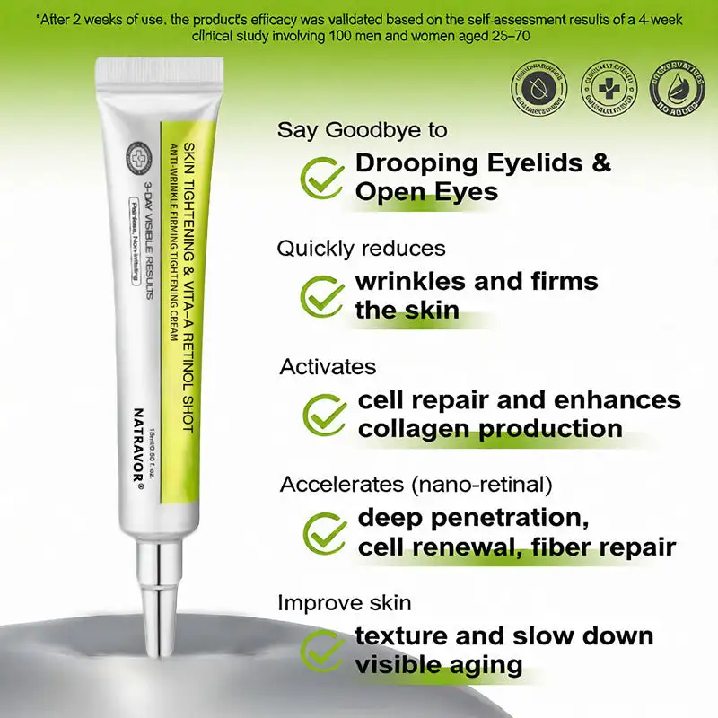 Skin Tightening & Vita-A Retinol Retinol shot Anti-Wrinkle Firming Tightening cream - Image 8