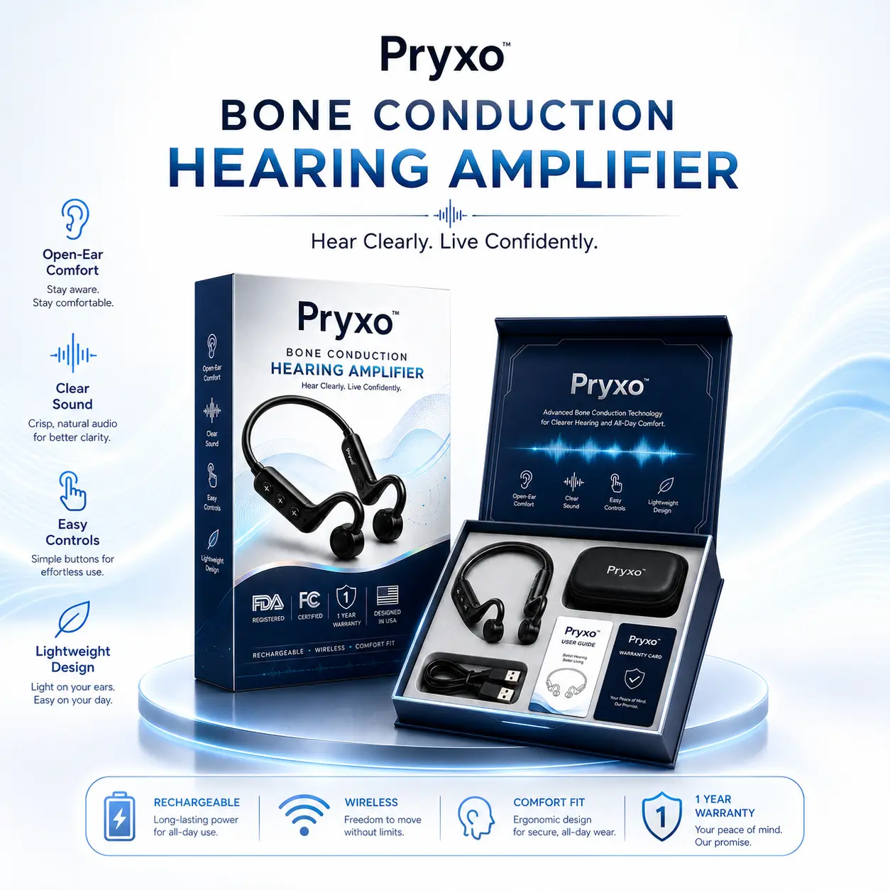 Bone Conduction Hearing Aids — Hear the sounds you should hear!