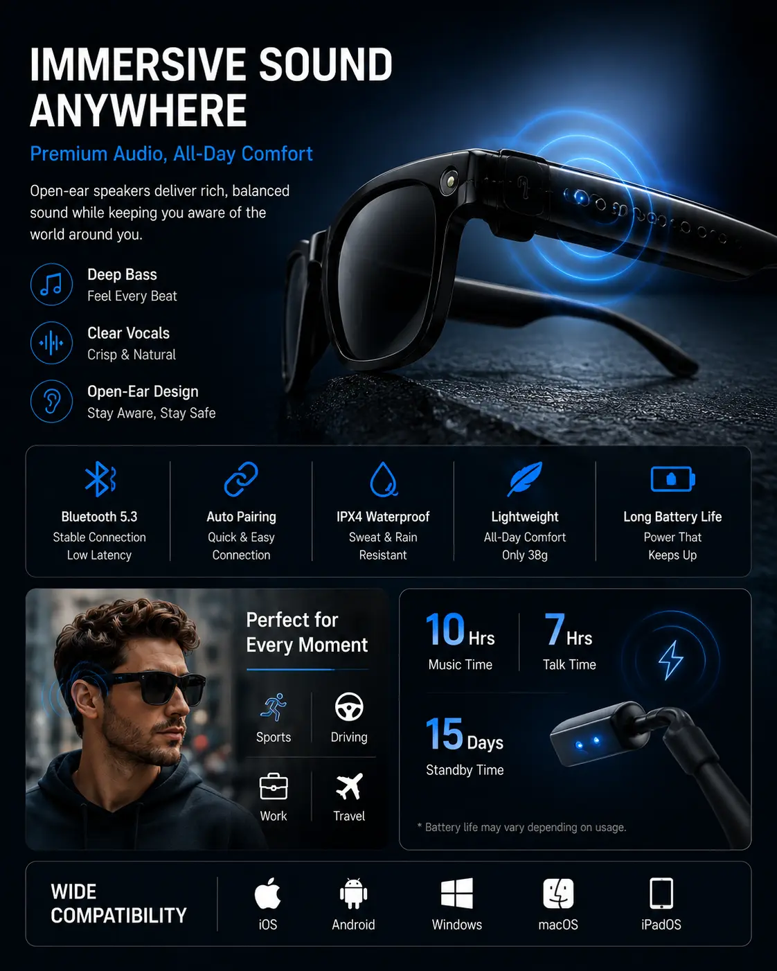 - Smart Glasses-Speak naturally in 100+ languages without taking out your phone - Image 14