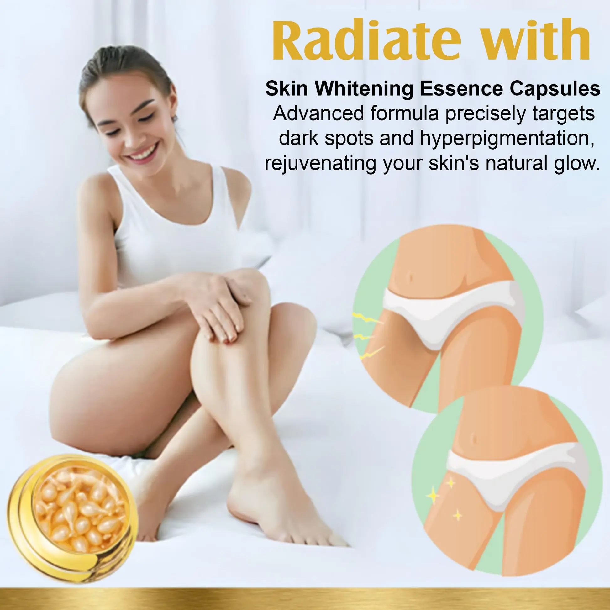 Bee Glow Kolirin Advanced Whitening Essence Capsules - Image 3