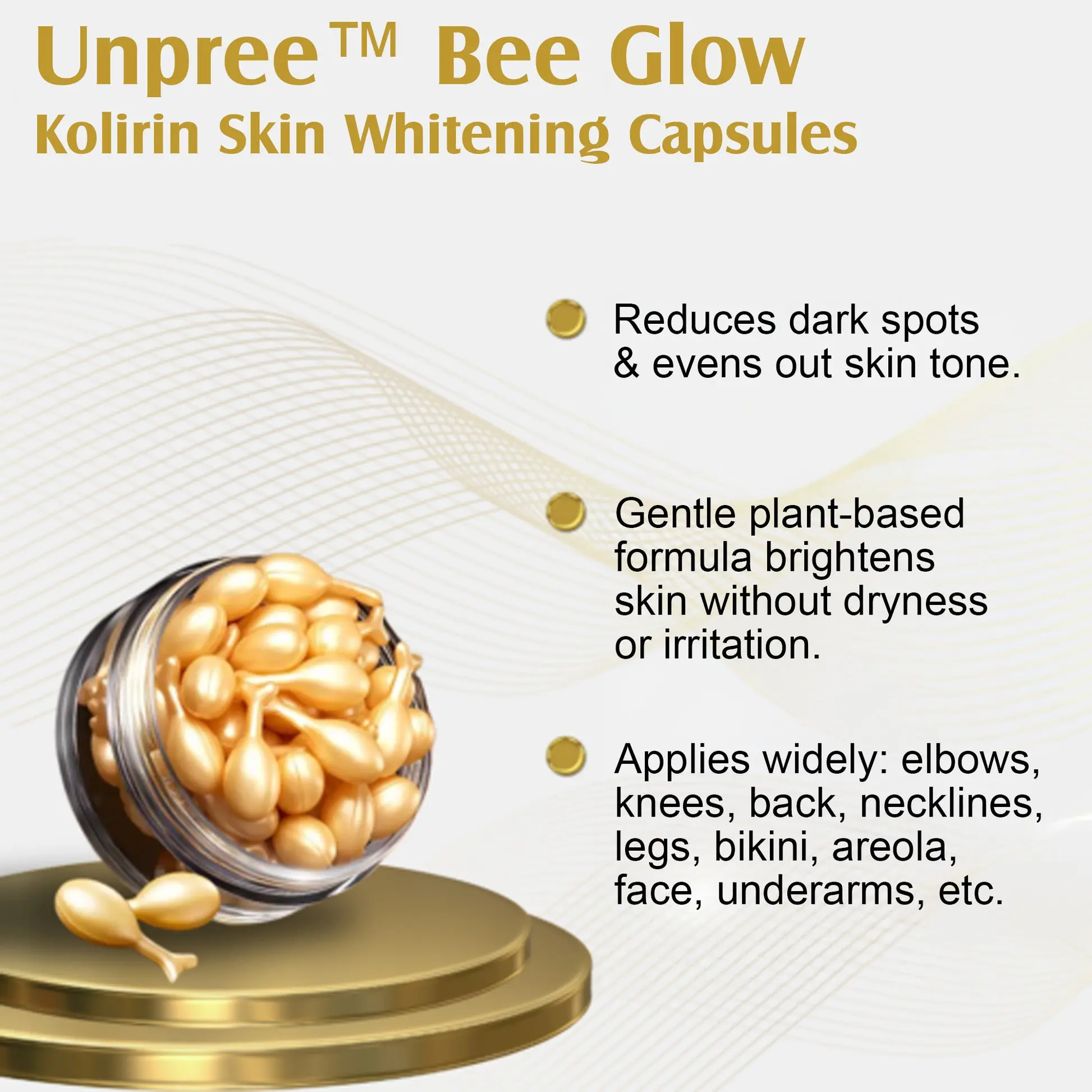 Bee Glow Kolirin Advanced Whitening Essence Capsules - Image 5