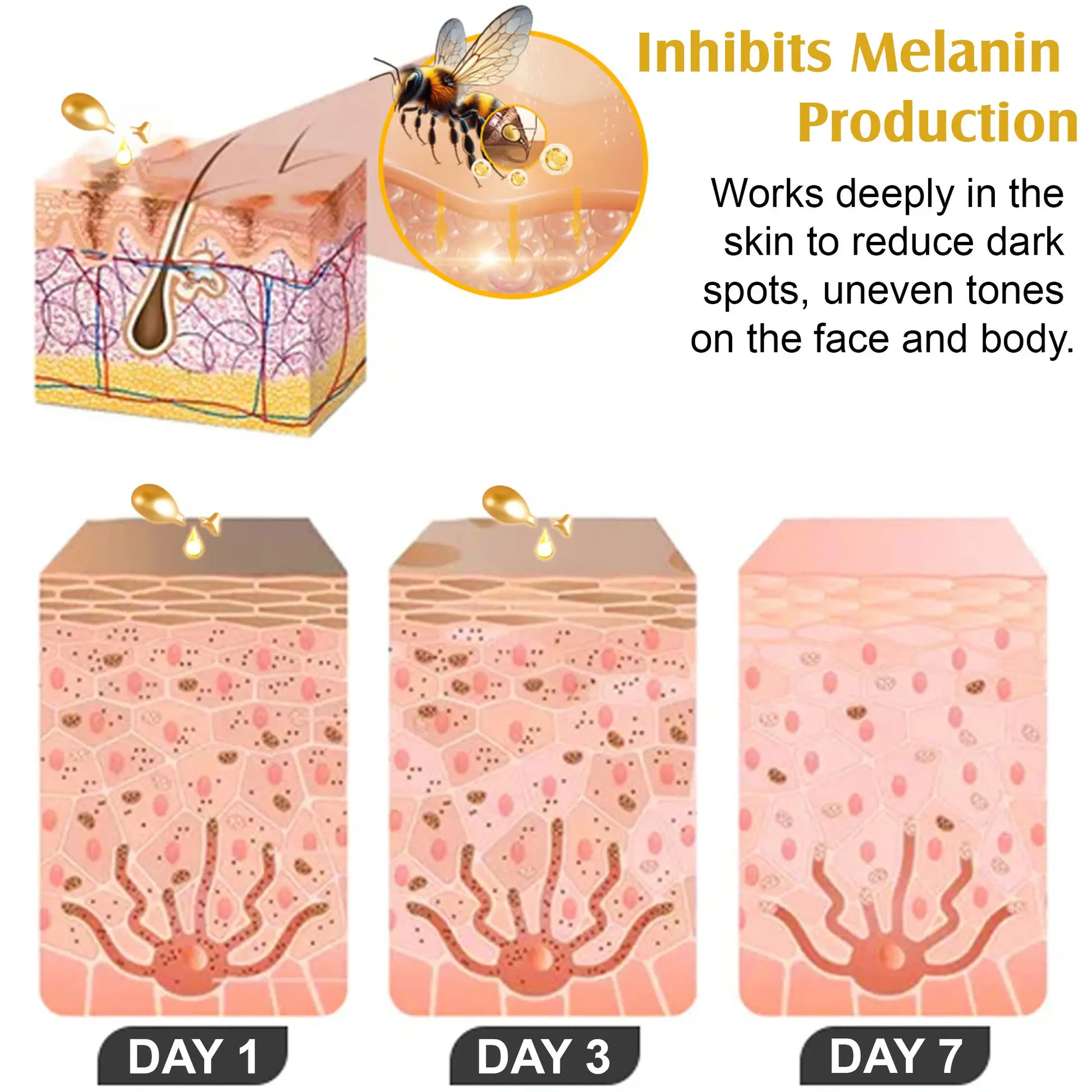 Bee Glow Kolirin Advanced Whitening Essence Capsules - Image 7