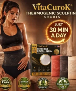 6‑In‑1 Micro‑Particle Sculpting & Fat‑Burn Shorts