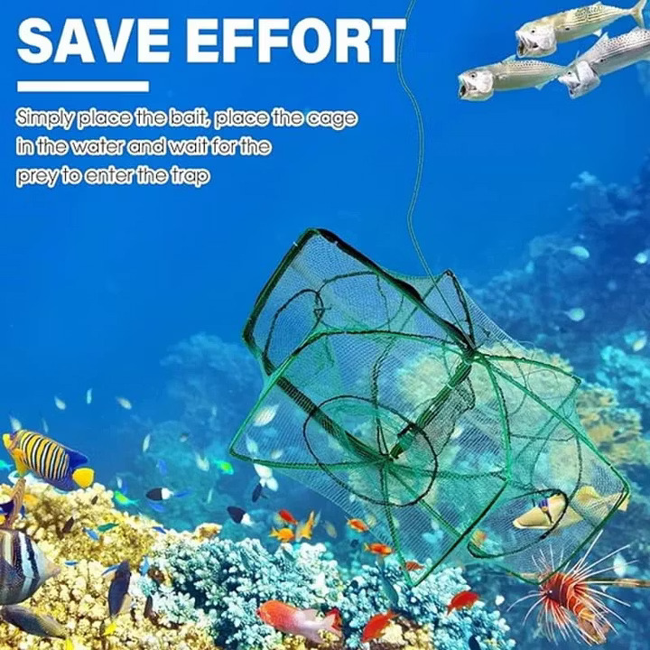 LAOZIK ®-Auto-Foldable Strengthened Fishing Trap Net - Image 3